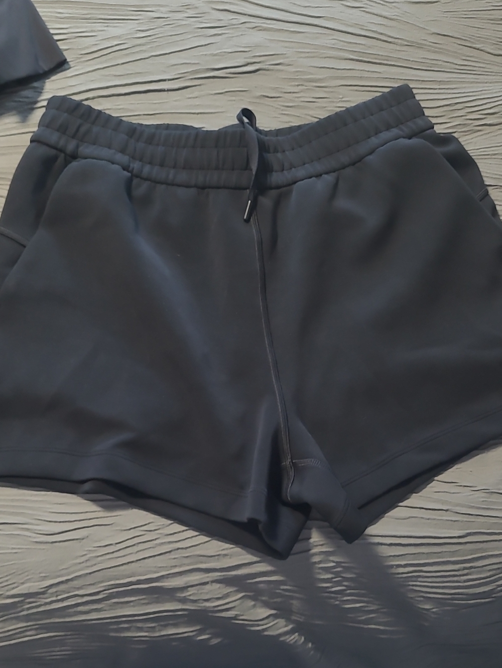 CRZ YOGA Black Athletic Drawstring Shorts